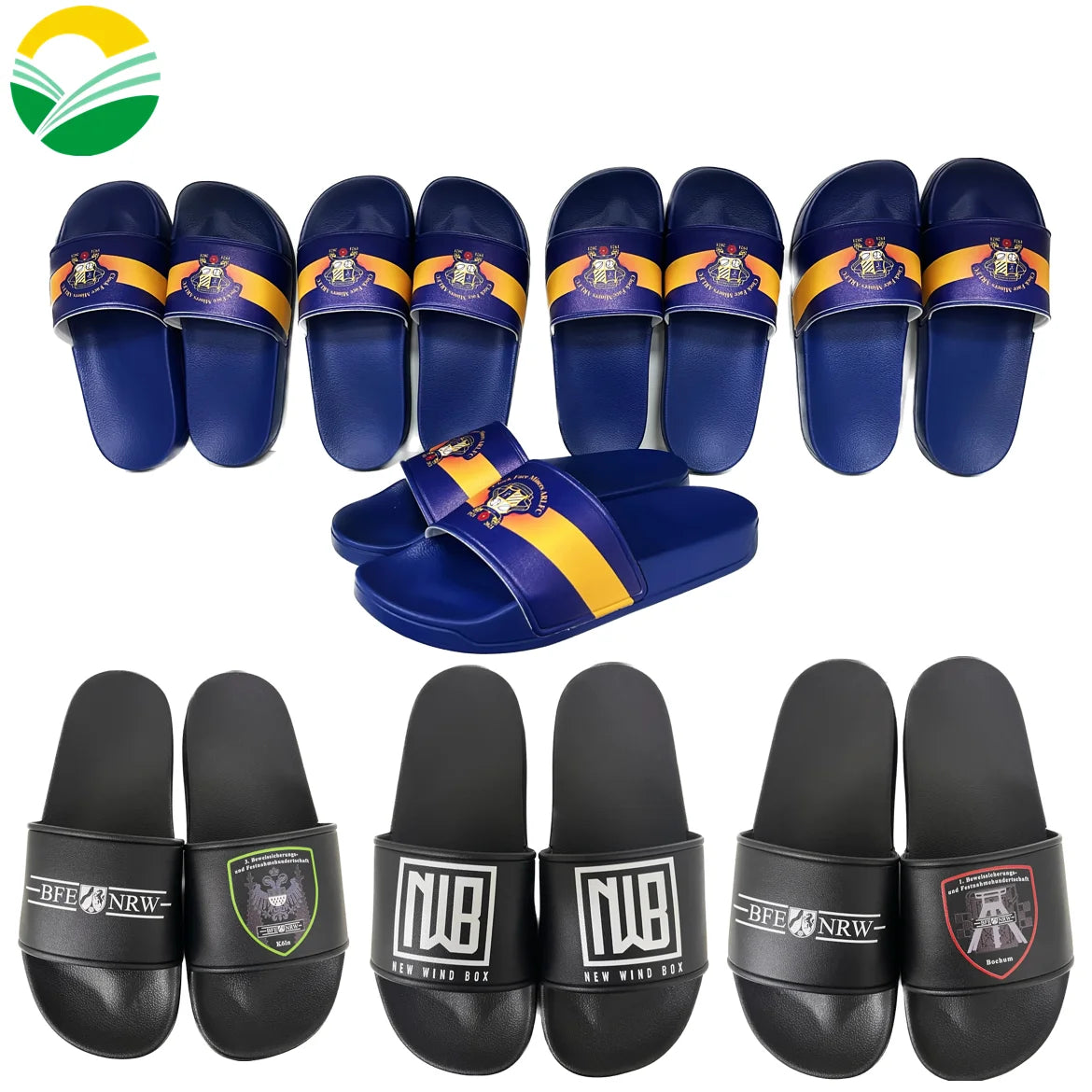 Hotsale Designer Slides Custom SandalsMens Custom Logo Colorful Slides Sandal Custom Printed Slippers Slides Footwear