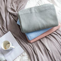 SDL Bamboo Fiber Cooling Wholesale Throw Blanket Throw Blanket Soft Organic Blanket