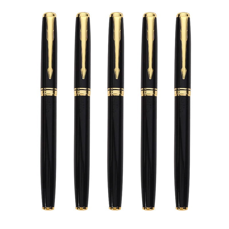 Customized Brand Pen Luxury Pen Black Business Gift Metal Roller Pen