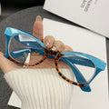 2025 New Trendy Fashion Design Ladies Eyeglasses Optical Color Contrast Anti Blue Light Glasses Frame