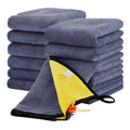 Wholesale Custom 300gsm Coral Fleece Microfiber Car Cleaning Towel 30*60cm Square for Kitchen Wash Use Cloths