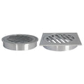 110mm Brass Floor Drain Chrome Shower Floor Drain Large Flow Bathroom Shower Waste Drain