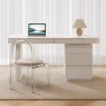 Italian Style Walnut Veneer Office Desk Modern Home Office Writing Table Office CEO Manager Executive Desk With Drawers