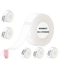 Waterproof Eco-Friendly Reusable Self-Adhesive Paper Label Roll Supermarket Grocery Bakery Durable Food-Safe Brand Logo