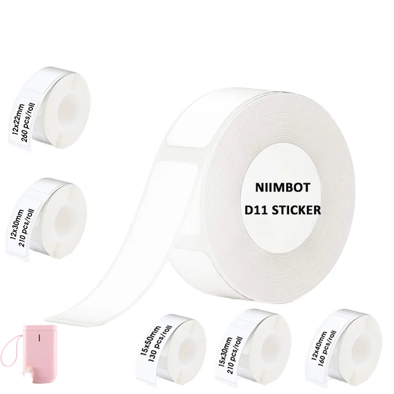 Waterproof Eco-Friendly Reusable Self-Adhesive Paper Label Roll Supermarket Grocery Bakery Durable Food-Safe Brand Logo