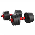 Factory Price on Coated Gym Detachable Fitness Equipment Weight Adjustable Dumbbell Set Power Exercise 10KG 40KG for Home Use