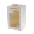2022 New Arrival Paper Bag With Window Food Shopping Bag Floral Gift Bag