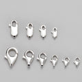 Sterling Silver 7mm 13mm Lobster Clasps Buckles for Bracelet Necklace Jewelry Making