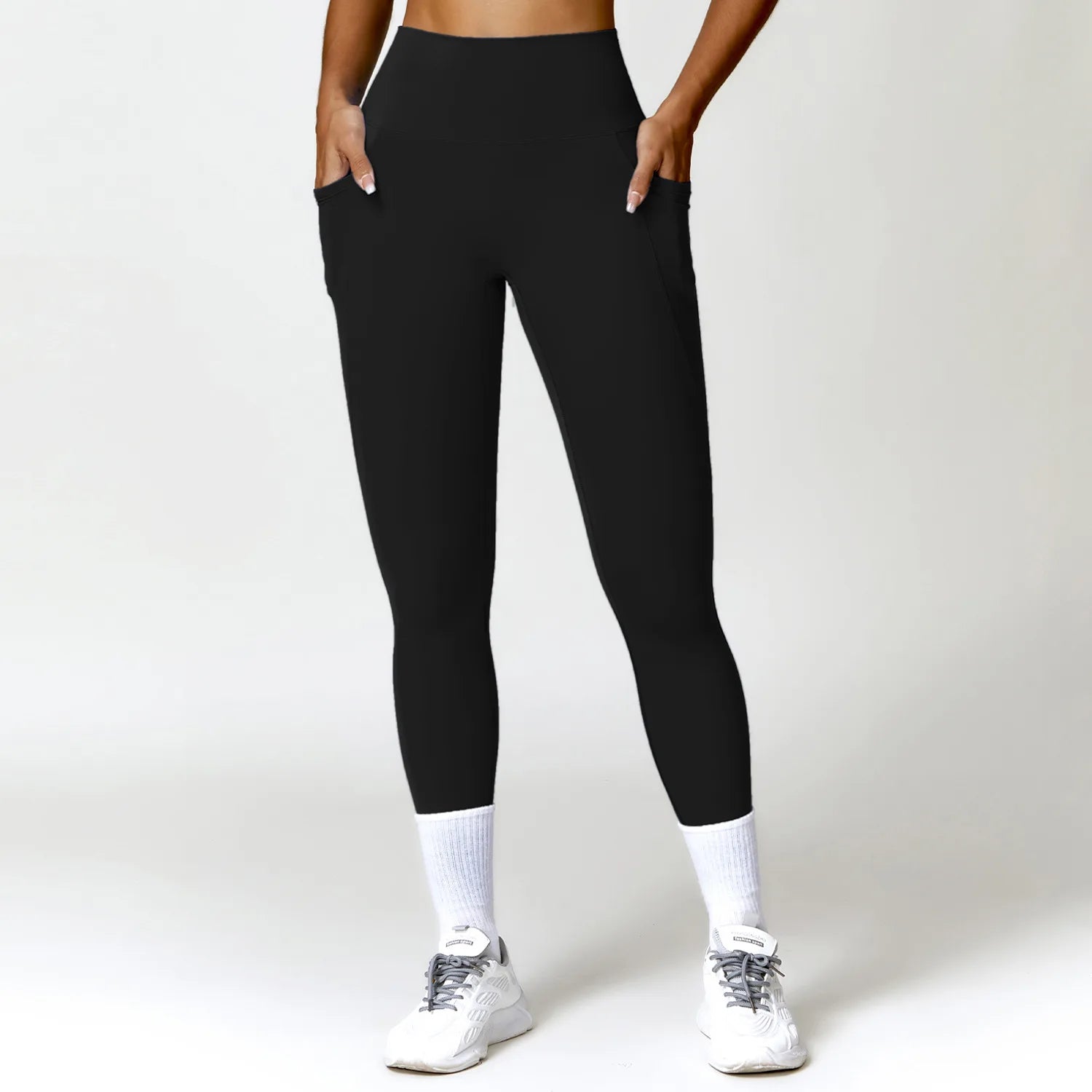 Tight Waist Yoga Pants for Women Slimming and Lifting Buttocks Tight Fitting Sports Pants Quick Drying Running and Fitness Pants