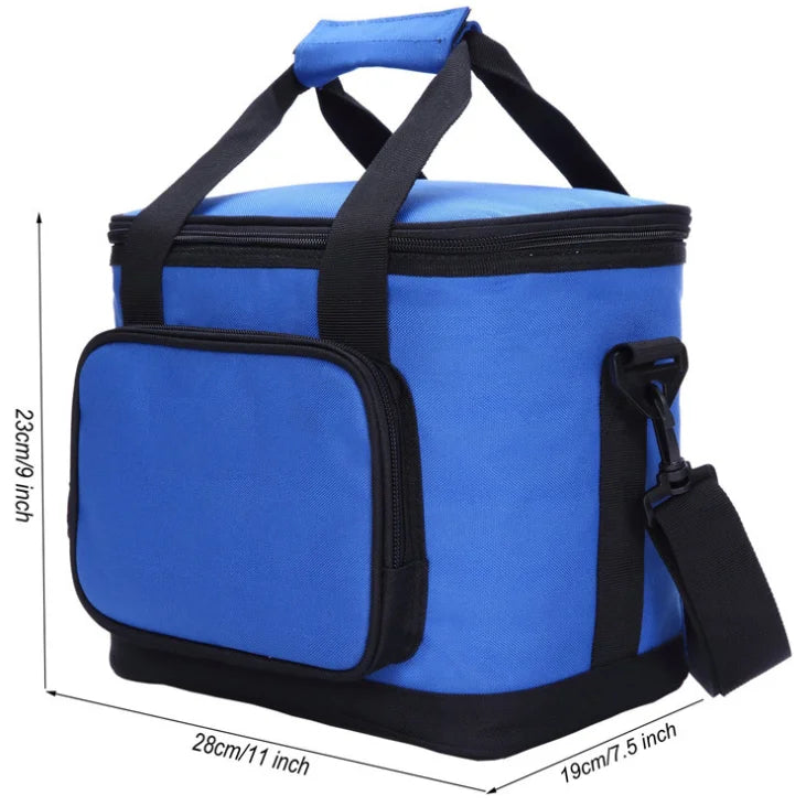 Custom Polyester Office Large Capacity Thermal Tote Insulated Lunch Bag for Men and Women