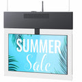43 49 55 Inch Hanging Menu Board Window Facing for Wall Digital Signage Lcd Screen Ceiling Mounted Advertising Display