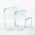 Hot Selling Blank Crystal Glass Block Custom 3d Laser Engraving and Uv Printing Crystal Glass Photo Frame