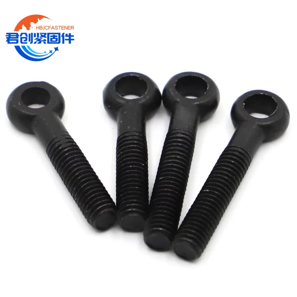 Steel Eyelet Bolts Eye Bolt High Strength DIN444 Grade 12.9 Black Galvanized Bolt SS Bolt Fasteners Manufacturer