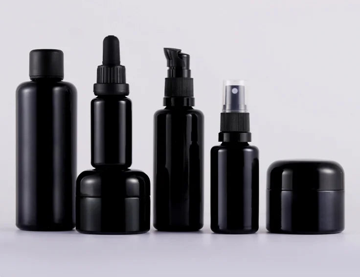 Cosmetic Packaging Essential Beard Oil Body Skin Care 10ml 30ml Glass Serum Oil Dropper Bottles Pink White Transparent for Skin