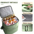 Premium Women's Insulated Thermal Bento Cooler Bag Freezable Crossbody Shoulder Bag for Picnics Workouts Made Durable Polyester