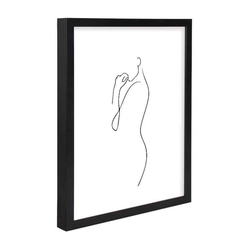 Personalized Gift Creative Wood Photo Floating Frames A3 Stick Figure Art Home Accessories