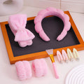 New Custom Twist Sponge Hair Headbands Spa Hairbands for Women Fabric Head Band for Skincare Face Makeup Hair Hoop