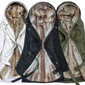 Ladies Lining Coat Womens 2024 Winter Warm Thick Long Jacket Hooded Simple Casual Comfy Coat