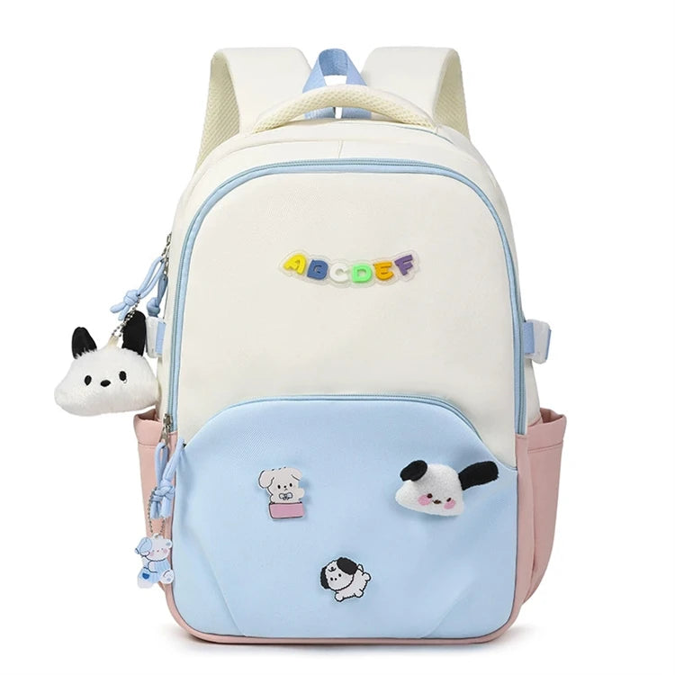 2026 New Simple Waterproofing Custom Made Trendy Design Green Middle School Bag Women