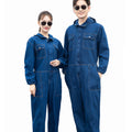 Wholesale Workwear Custom Logo Size Jeans Work Uniform Suit Denim Work Coveralls Pure Cotton