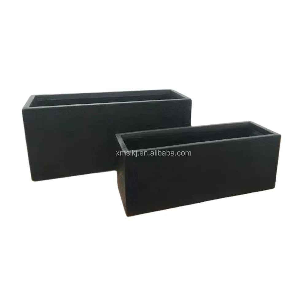Outdoor Garden Decoration MGO Large 2 Sets Flower Pots Vase Resin Decorative Planter for Yard