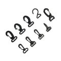 360 Swivel Rotatable Snap Clasp Clip Adjustable Spring Snap Hook Buckle for Rope Cord Webbing