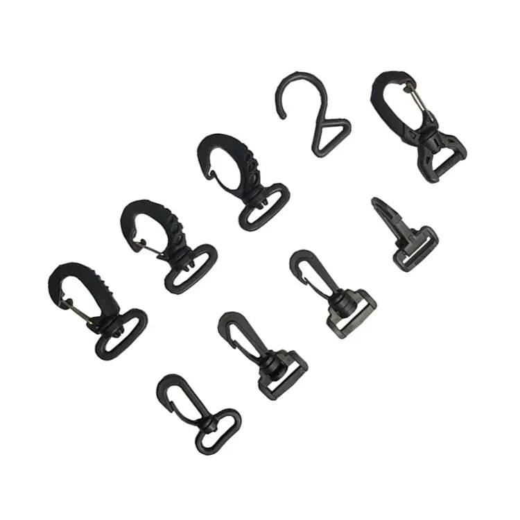 360 Swivel Rotatable Snap Clasp Clip Adjustable Spring Snap Hook Buckle for Rope Cord Webbing