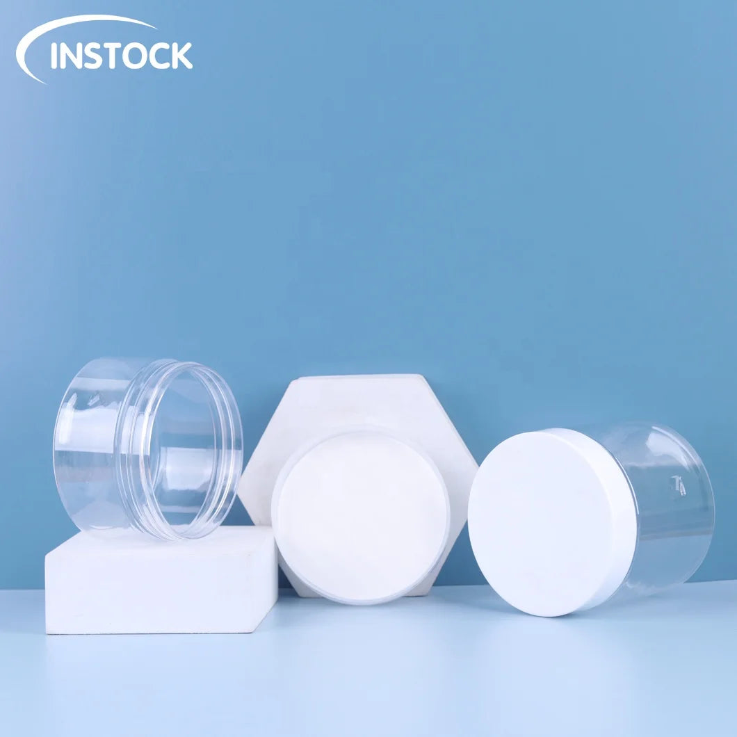 Large Capacity 500/800/1000ml Wide Mouth Plastic Jar Sealed Empty Food Storage Packaging for Candy Cookie Great Storage Solution