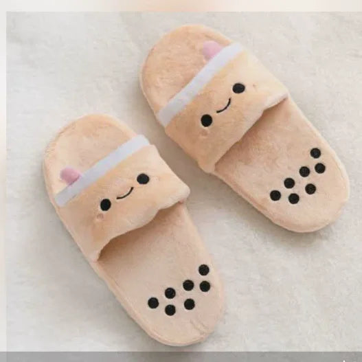 2021 Hot Sale Product Bubble Toes Shoes Boba Slippers Boba Plush