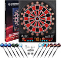 Win.max Customizable Plastic Electronic Dart Board Sets Automatic LED Scoreboard 13'' Target Size Segment Holes CE/FCC/WEEE