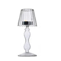 Eco-friendly Twisted Pattern Crystal Candle Holders Table Lamp Shape for Wedding & Home Decor Christmas Lanterns & Candle Jars