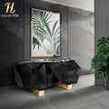 New Launch Unique Design of Home Furniture Italian Light Luxury Modern Cabinet Luxury Sideboard for Villa Restaurant