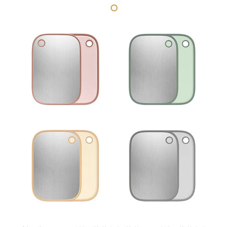 Home Use Stainless Steel Wheat Double-sided Cutting Board Double Side Chopping Board