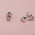 Cheap 925 Silver Beaded Earrings Stud Earrings