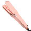 Ready to Ship Infrared Hair Straightener Titanium Plates Ceramic Heater for Fast Heating Create Straight and Curled Styles