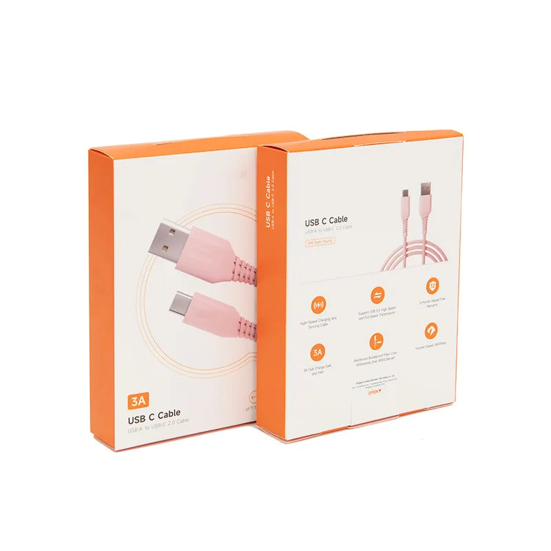 Customized Cell Phone Holder Shipping White Paper Delivery Electronic Card Box Data Cable Electronic Product Packaging Boxes