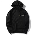 TOPKO Wholesale Custom logo Sweatshirts Unisex Men Women Long Sleeves Cotton Oversized Plain Hoodies Pullover Sweatshirt