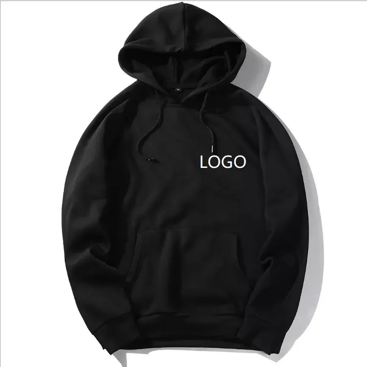 TOPKO Wholesale Custom logo Sweatshirts Unisex Men Women Long Sleeves Cotton Oversized Plain Hoodies Pullover Sweatshirt