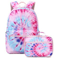 Kids Backpack School Bags With Lunch Box Tie Dye Backpack Set Girls Kids Lunch Box Children School Bags