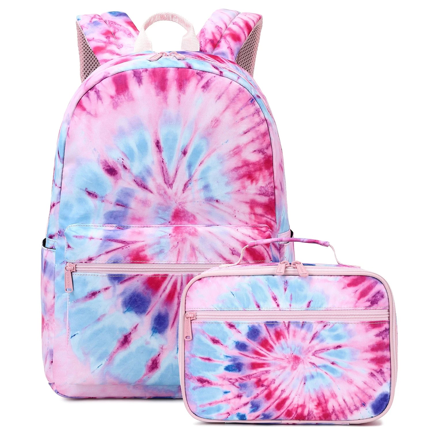 Kids Backpack School Bags With Lunch Box Tie Dye Backpack Set Girls Kids Lunch Box Children School Bags