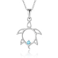 Qingxin CUSTOM OEM Fine Jewelry 18K Gold Plated 925 Sterling Silver Design Animal Tortoise Women Necklaces