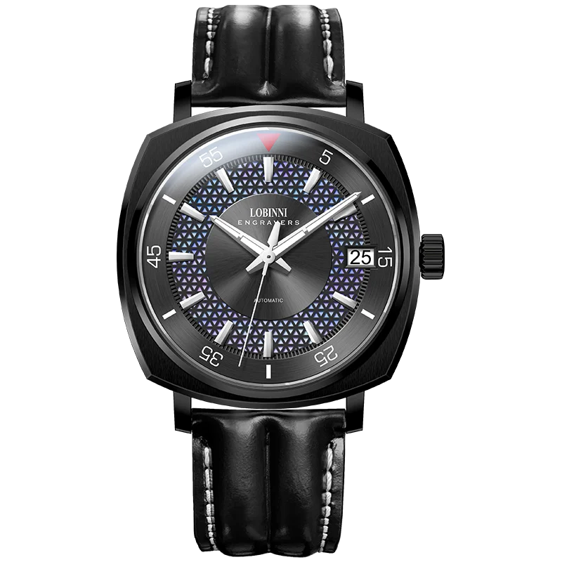 Top Brand 16057 Men's Sport Watch Automatic Skeleton Mechanical Design Water-Resistant Feature Quality Leather Band Hangzhou