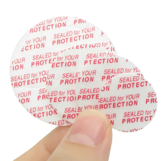 Top Quality Pressure Sensitive Foam Seal Cap Liner sealed for Your protection Red Printed