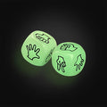 Wholesale Custom D6 Sided Finger-guessing Dice Glow in the Dark Dices Stock for Gambling Toys Funny Drinking Game