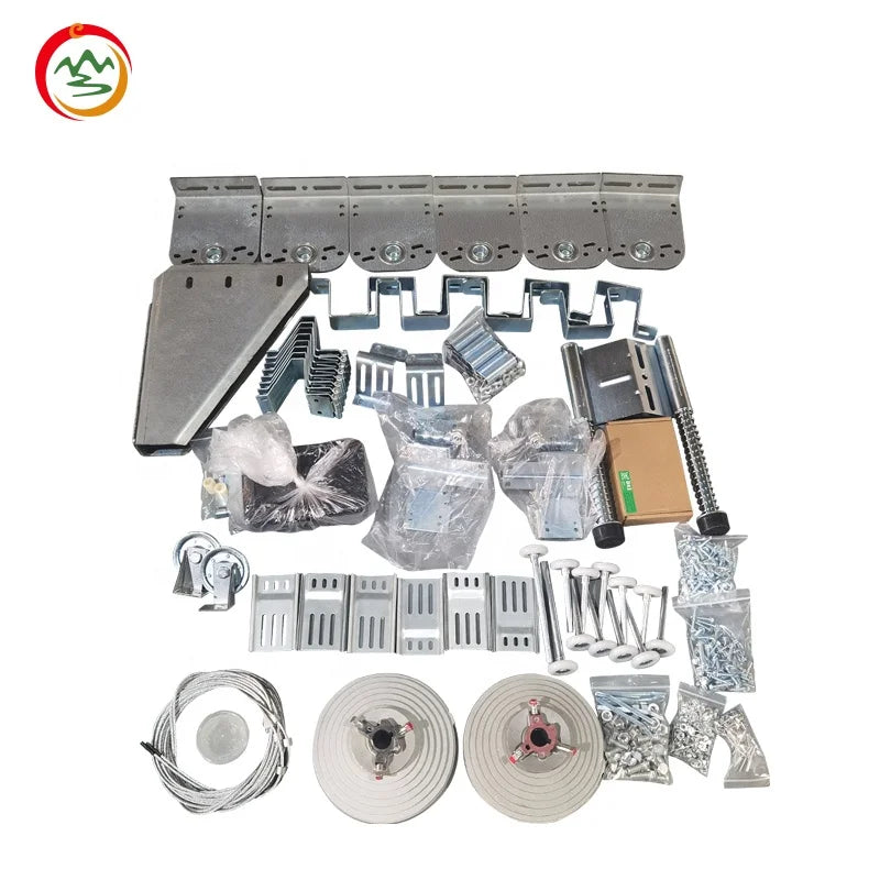 Modern Style Heavy Duty Galvanized Steel Curving Industrial Door Hardware Kit Manufacturer's Industrial Door Hardware