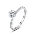 Customized S925 Silver High-End Jewelry China Wholesale Crystal Rings Bisuteria Al Por Mayor