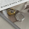 Finger Rings Mom Gift Letter Initial Alphabet Customized Women Lovely Simple Gold Plated Jewelry Girls 925 Silver Ring