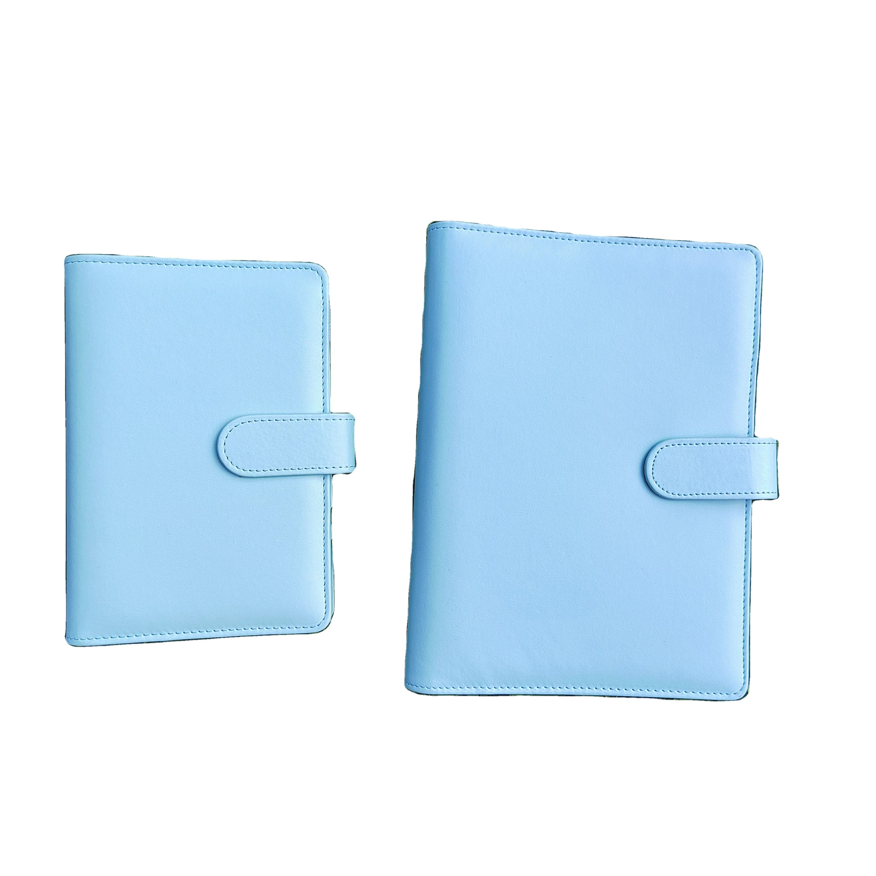 Wholesale Custom Macaron Budget Binders A5/A6 PU Leather Checkered Budget Binder Money Planner Budget Binder A5