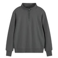 1/4 Zip Half Zip Pullover Sweatshirt Men Custom Embroidery Solid Autumn Long Sleeve Unlined Work Uniform