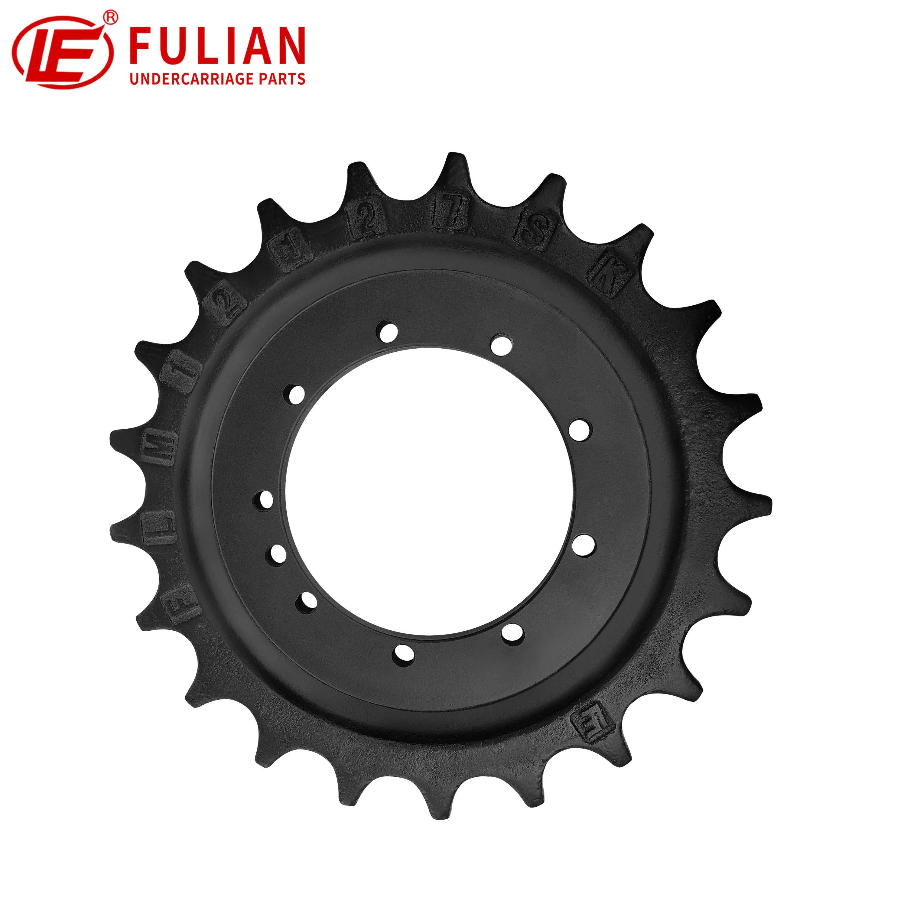 Mini Excavator Undercarriage Spare Parts Chain Sprocket for Kubota U27-4